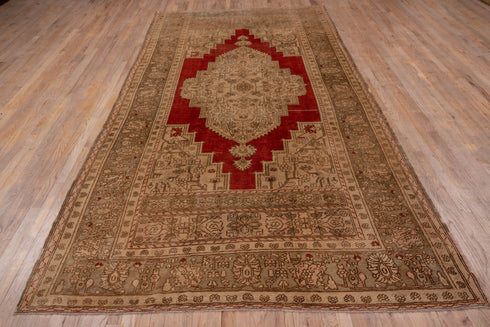 Vintage Oushak Area Rug (6' x 12')